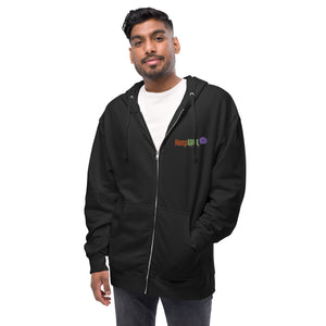 KeepWOL Unisex fleece zip up hoodie