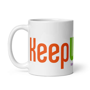 KeepWOL White glossy mug