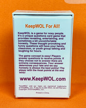 Load image into Gallery viewer, KeepWOL Conversation Card Game | For All!